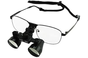 Aries Outlets 3.5X Magnification Loupes, Galilean Style Titanium Frame, 420mm Distance
