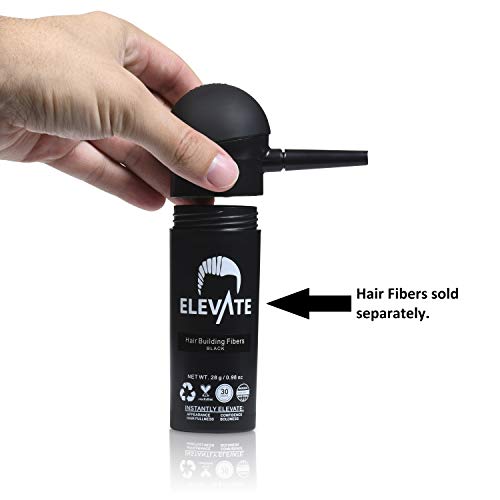 ELEVATE Spray Applicator Pump Nozzle for Hair Fibers to Instantly Thicken Thinning or Balding Hair for Men and Women - Natural Hair Loss Concealer Tool - Thumbnail 3