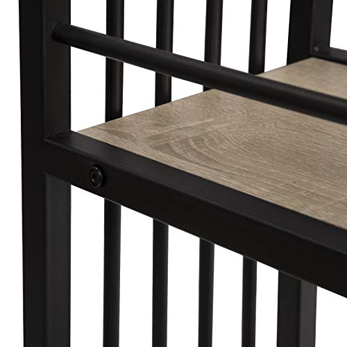 eSituro SBST0403 Bartisch Stehtisch mit Metallgestell,120x40x105cm, Küchentheke Küchenbar Tresentisch Industrie-Design… – Bild 5