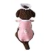 NACOCO Dog Cat Nurse Costume Pet Nurse Clothing Halloween Jeans Outfit Apparel (M)