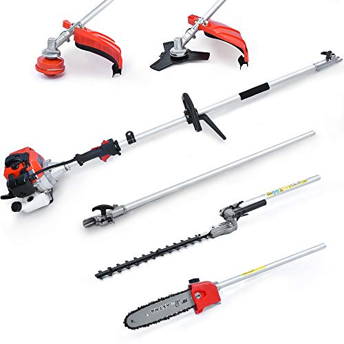 Maxtra 42.7cc Multi-Functional 4 in 1 Pole Hedge Trimmer