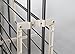 idee Freestanding Collapsible Height-Adjustable-Rack Rolling 3-Tier Clothes (Laundry) Drying Rack with Durable Stainless-Steel Hanging Rods for Indoor or Outdoor, PDR22LG, Ivory