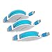 YICHUMY 3 Packs 6ft Retractable USB Type C Cable USB C to USB Male A Charging Cable for Samsung Note 8 S8 Plus, LG G5 G6 V30, Google Pixel,Pro 2016,Nintendo Switch Charger Cable (Blue)