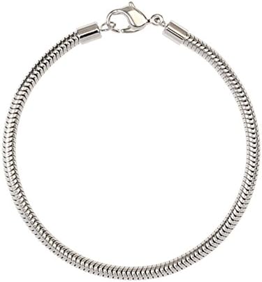 Snake Bracelet for Charms Beads, Made by Swarovski