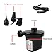 Electric Portable Air Pump Quick-Fill Air Pump with 3 Nozzles, Electric Inflator/Deflator Air Pump