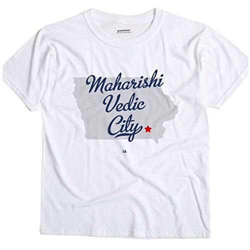 Maharishi Vedic City Iowa IA MAP GreatCitees Unisex Souvenir T Shirt
