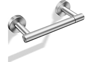 DAY MOON DESIGNS Day Moon Brushed Nickel Toilet Paper Holder - Wall Mount Modern Roll Holder for Bathroom