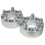 2pc 50mm (2") Thick 5x4.75 Hubcentric Wheel Spacers No Lip (12x1.5 Studs) for Chevy Blazer Camaro Corvette S10 GMC S15 Jimmy Pontiac GTO Trans Am Firebird Cadillac XLR Silver 5x120.65