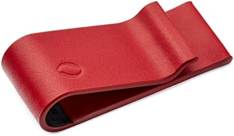 Carbon Fiber Minimal, Thin, Light Moneyclip, Wallet, Card holder [Red] Gentleman's Perfect Item