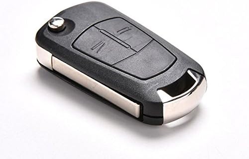 SUPALAND Coque De Clé De Remplacement à 2 Boutons Avec Lame Compatible Avec Opel Astra Vectra Corsa Signum Zafira Meriva Tigra Housse De Protection Avec 1 Tournevis