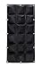 NKTM Wall Garden Indoor, Strawberry Pot Garden Fence Planting Ideas Grow Boxes for Vegetables Outdoor Plant Boxes Vertical Wall Garden Planter Multi Pocket Wall Mount Living Growing Bag 18 Pocket