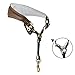 adorence Leather Saxophone Neck Strap - (Ergonomic, Breathable, Metal Swivel Snap Hook) Sax Neck Strap for Alto Tenor -Brown