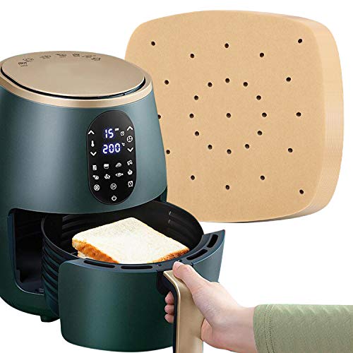 Beasea Air Fryer Parchment Paper 200pcs, 7.5 Inch Unbleached Air Fryer