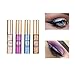 Shimmer Glitter Eyes Liner Shouhengda Long-lasting Metallic Sparkling Glitter Liquid Eyeliner Party Makeup Eye Liner
