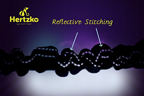 Hands Free Dog Leash by Hertzko - Great Running Leash for m=Medium to Large Dogs - Strong, Durable and Weather Resistant Nylon Bungee Leash (36 inches Bungee)