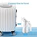 Homitt Steamer for Clothes, Travel Steamer, 7-1 Clothes Steamer, Fast Heat-up Powerful Garment Clothes Steamer, Safe Use for Travel/Home/Kitchen[White]