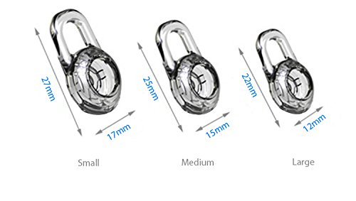 image for ITIS 3 Pcs Quality Replacement Eargels Ear Bud Gel Tips for PLANTRONIC