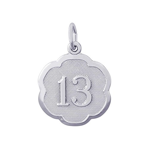 Rembrandt Charms Number 13 Charm - Gold Plated