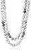 Amazon Essentials 6-7mm Dyed Blue Color Block Baroque Freshwater Cultured Pearl Endless Necklace, 50