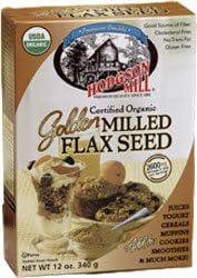Hodgson Mills Organic Golden Milled Flax Seed, 12 Ounce -- 6 per case.