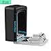 Key Lock Box, [Waterproof Version][Wall Mounted] Combination Key Safe Storage Zinc Alloy Lock Box with Slide Cover, 4 Digit Combination for Airbnb Home Garage School House Spare Keys [US Company]