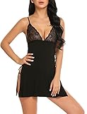 Avidlove Women Chemises Sexy Lingerie Lace Sleepwear Babydoll Slip Dress