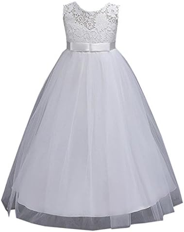 Betusline Girls Sleeveless Party Wedding Dresses