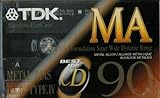 TDK MA90 Metal Bias IECIV/Type IV 90 min Audio Cassette