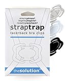 Fashion First Aid Women's Strap Trap Racerback Bra Clips 3 Pack, Multi, One Size