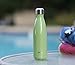 MIRA Stainless Steel Vacuum Insulated Water Bottle | Leak-proof Double Walled Cola Shape Bottle | Keeps Drinks Cold for 24 hours & Hot for 12 hours (Cactus Green, 17 oz (500 ml, 0.53 qt))