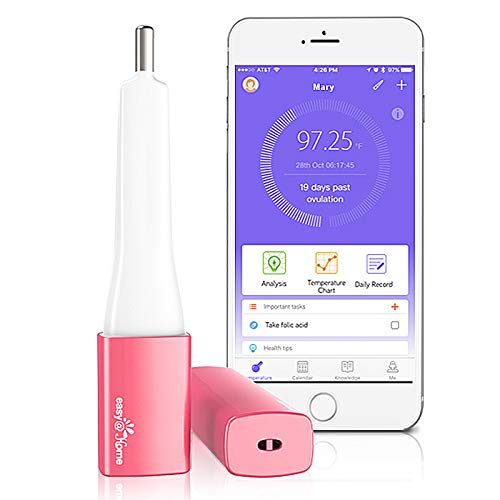 EasyHome Smart Bluetooth Basal Thermometer, Fertility Tracker with iOS