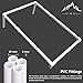 Himal Portable Assemble PVC Framed CornHole Game Set with 8 Bean Bags and Carrying Case (3 x 2-feet)