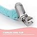 Pacifier Clips,Benewell Teething Ring Holders for Boys and Girls, Universal Flexible Holder Leash for Pacifiers, Baby Teething Toy, Soothie By Hand-Made Braided(4-Pack)