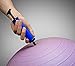 Ball Pump for Exercise Ball - Needle Kit Inflates Any Gym Yoga Ball Pump - Small Beach Ball Pump Kit - Ballon Pump 8 inch - Rubber Medicine Ball Pump Adaptor - Air Pump Hose Extension Schrader Tire
