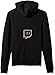 Twitch Logo Unisex Full Zip Hoodie (Large, Black)