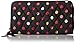 Vera Bradley Women's Cotton Georgia Wallet With RFID Protection, Havana Dots, One Size