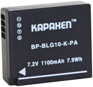 Kapaxen DMW-BLG10 Li-Ion Battery Pack for Panasonic Lumix Digital Cameras