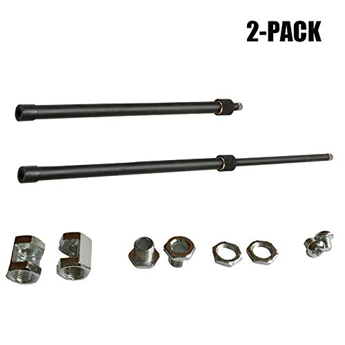 WOERFU 2-PACK Lighting Accessories Mounting Extension Stems Height Adjustable Telescopic Lamp Rod (250mm) - Thumbnail 4