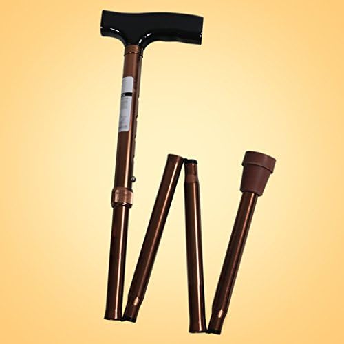 LI JING SHOP - Folding Height Adjustable Walking Stick 5 Files can be Adjusted 95-126cm