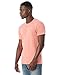 Alternative Men's Jersey Crew T-Shirt, Eco Red, Medium