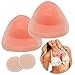 Smarimple Silicone Bra Pads Inserts Bikini Gel Inserts Kit Waterproof Triangle Breast Chest Push Up Pads Enhancers with Nipple Covers