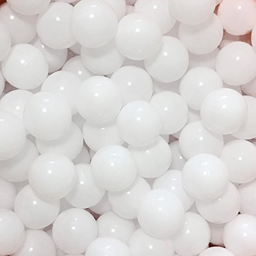 MoonxHome Pit Balls Crush Proof Plastic Children's Toy Balls Macaron Ocean Balls 2. 15 Inch Pack of 100 Pure White - Thumbnail 5