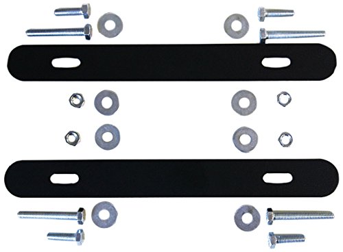 Alubox 19tr220 Kit of cross braces for mounting on fence of Mia mailbox, black