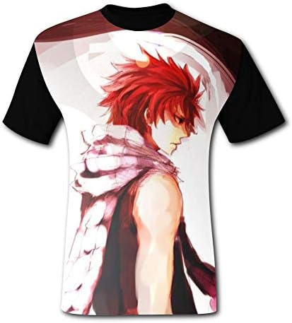 Dragn-eel Nats Fa-iry Tail Men's T shirt 3D Printed Summer Short Sleeve Casual T-shirt Shirt Tee