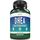 Envy Nutrition DHEA 50mg Male Enhancement Capsules - Best Supplement for Youthful Energy, Healthy Aging, Bone Mineral Density and Mood Support - 60 Capsules.