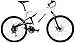 Gravity FSX 1.0 Dual Full Suspension Mountain Bike with Disc Brakes (White, 15in)