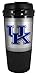 GameDay Novelty NCAA Kentucky Wildcats Insulated Platinum Gripper Travel Tumbler with No Spill Flip Lid, 16 oz