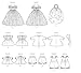Butterick Patterns B6336 Retro Outfits for 18 Inch Doll, One Size