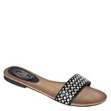 Brand New Lady Studded Strap Slide Sandals