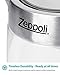 Zeppoli Electric Kettle (BPA Free) - Fast Boiling Glass Tea Kettle (1.7L) Cordless, Stainless Steel Finish Hot Water Kettle - Glass Tea Kettle, Tea Pot - Hot Water Heater Dispenser